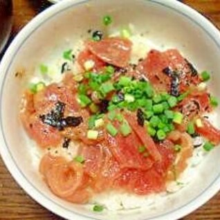 超かんたん！でもおいしい♪マグロごま漬け丼